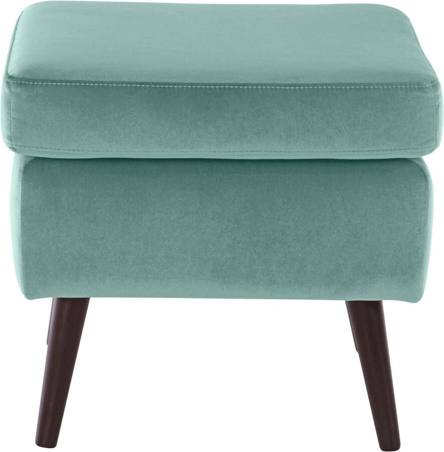 Home affaire Fauteuil Sallito TV-stoel oorfauteuil met Hocker in veel stofkwaliteiten ook in fluweelcord - Foto 2