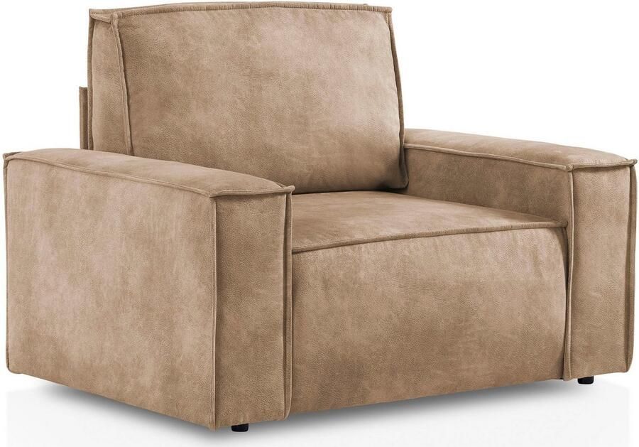 Home affaire Fauteuil SHERWOOD Love-Seat beschikbaar in 3 stofsoorten - Foto 5