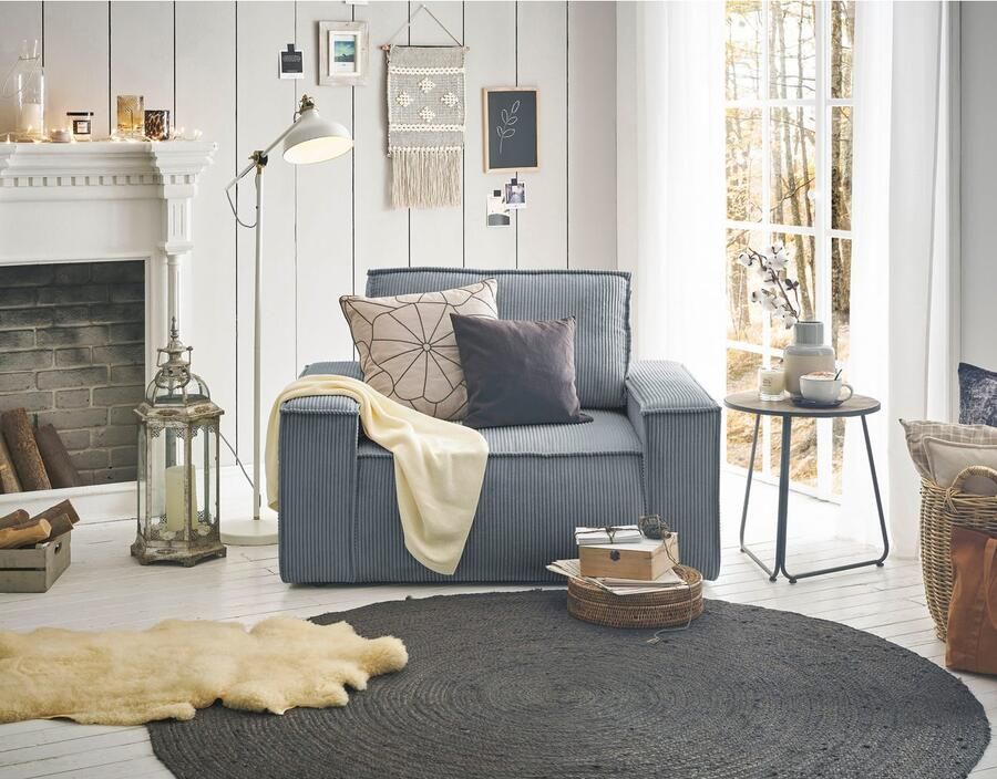 Home affaire Fauteuil SHERWOOD Love-Seat beschikbaar in 3 stofsoorten - Foto 4