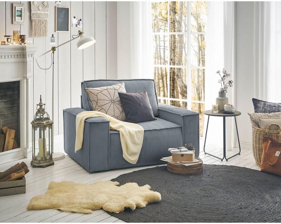 Home affaire Fauteuil SHERWOOD Love-Seat beschikbaar in 3 stofsoorten - Foto 3