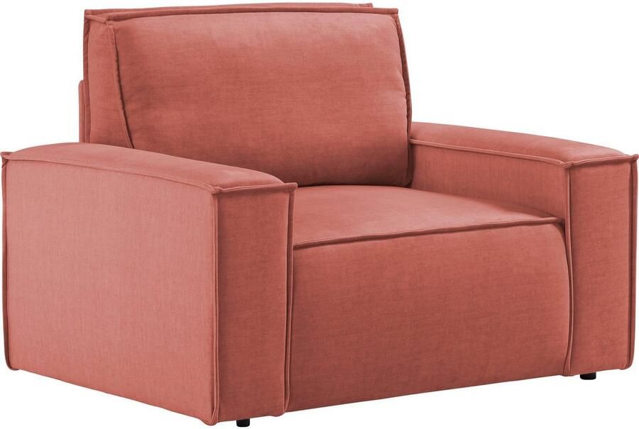 Home affaire Fauteuil SHERWOOD Love-Seat beschikbaar in 3 stofsoorten - Foto 6