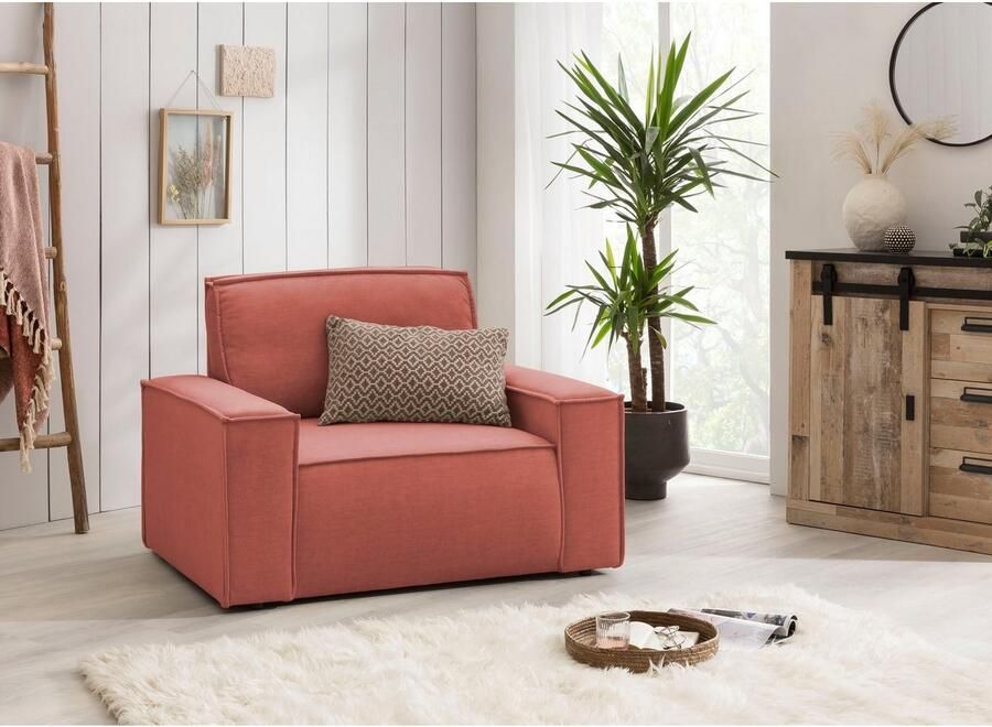 Home affaire Fauteuil SHERWOOD Love-Seat beschikbaar in 3 stofsoorten - Foto 5