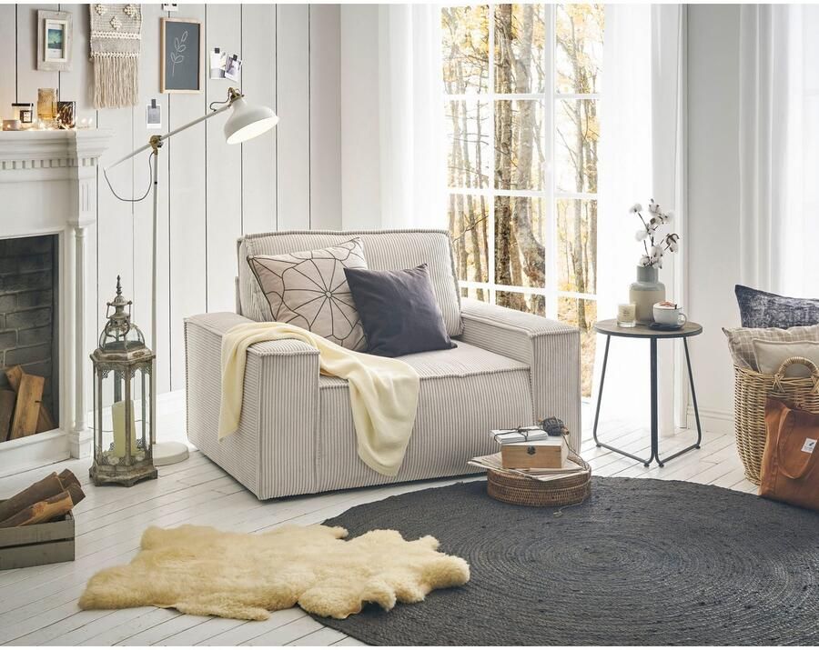 Home affaire Fauteuil SHERWOOD Love-Seat beschikbaar in 3 stofsoorten - Foto 3