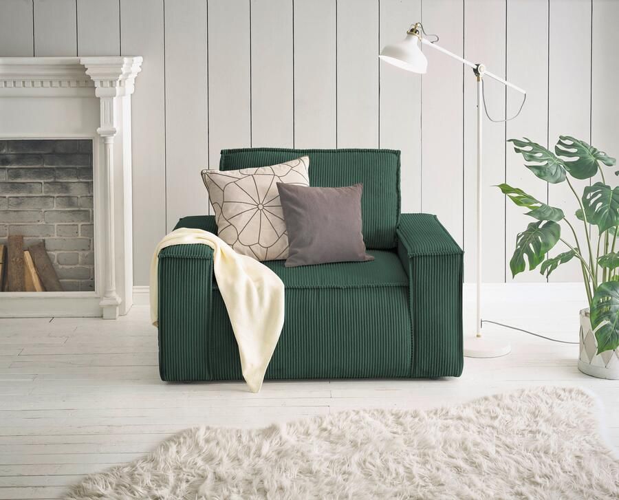 Home affaire Fauteuil SHERWOOD Love-Seat beschikbaar in 3 stofsoorten - Foto 9