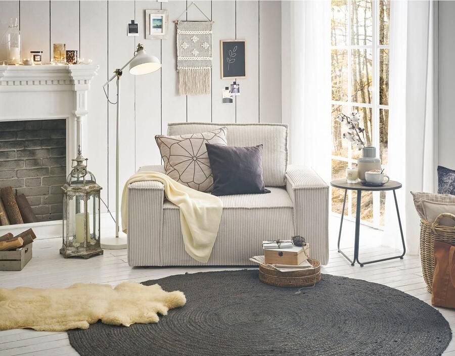 Home affaire Fauteuil SHERWOOD Love-Seat beschikbaar in 3 stofsoorten - Foto 4