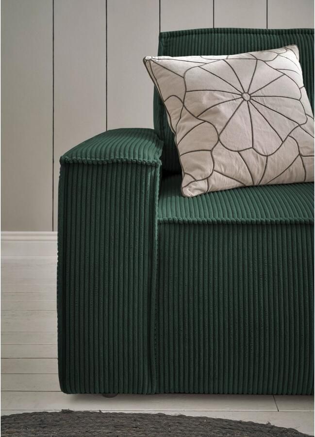 Home affaire Fauteuil Sherwood Loveseat en hocker als set passend bij de bekleding-serie SHERWOOD - Foto 5