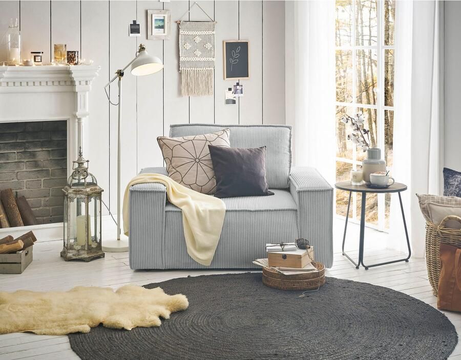 Home affaire Fauteuil SHERWOOD Love-Seat beschikbaar in 3 stofsoorten - Foto 4