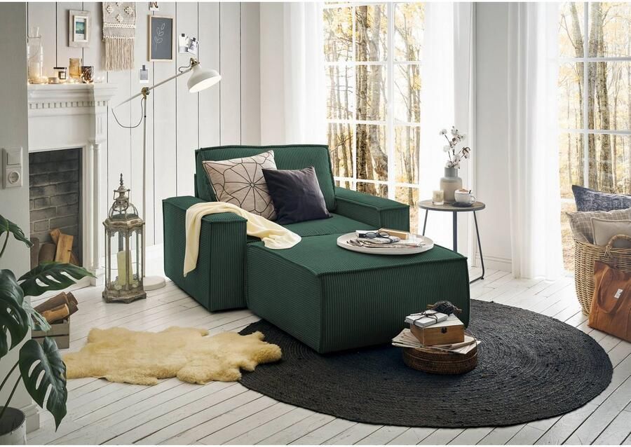 Home affaire Fauteuil Sherwood Loveseat en hocker als set passend bij de bekleding-serie SHERWOOD - Foto 6