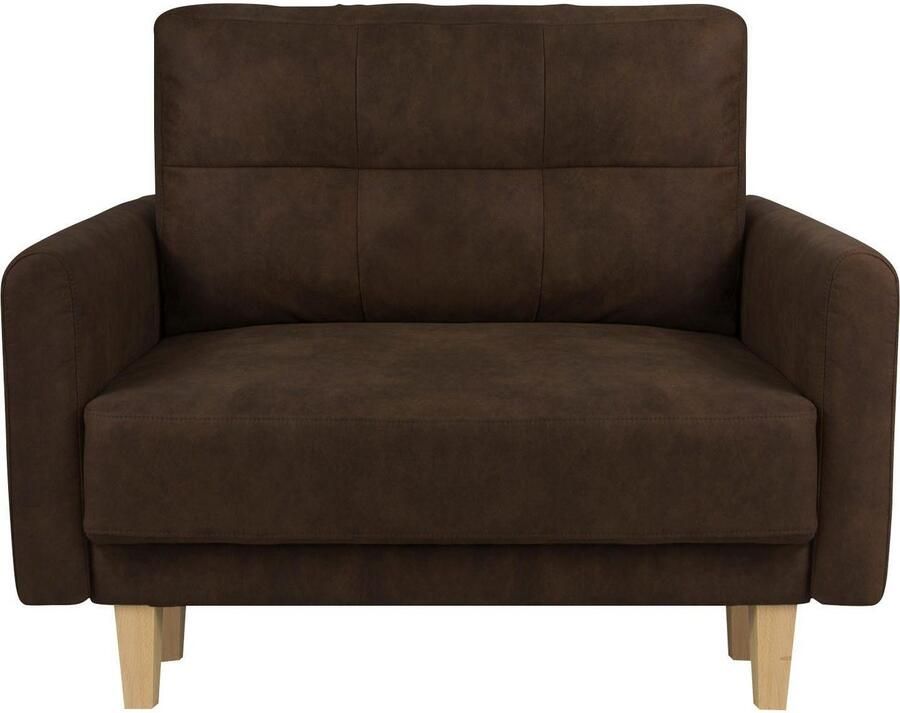 Home affaire Fauteuil TRIPLO relaxstoel met golfondersteuning afmetingen B D H: 95 100 89 cm