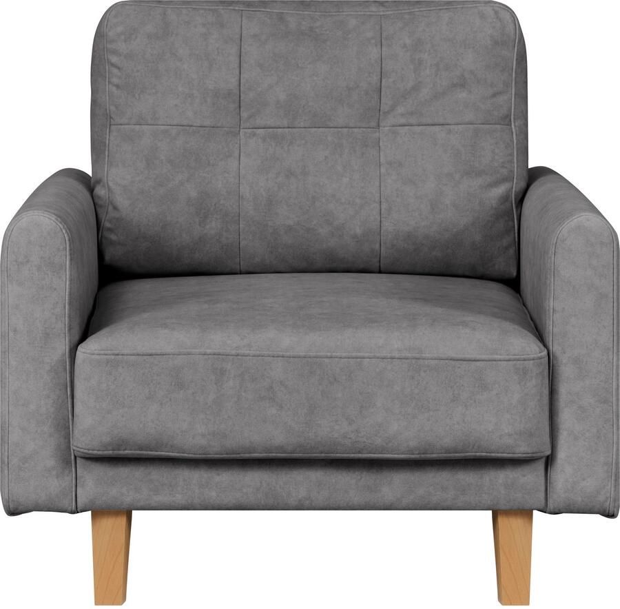 Home affaire Fauteuil TRIPLO relaxstoel met golfondersteuning afmetingen B D H: 95 100 89 cm