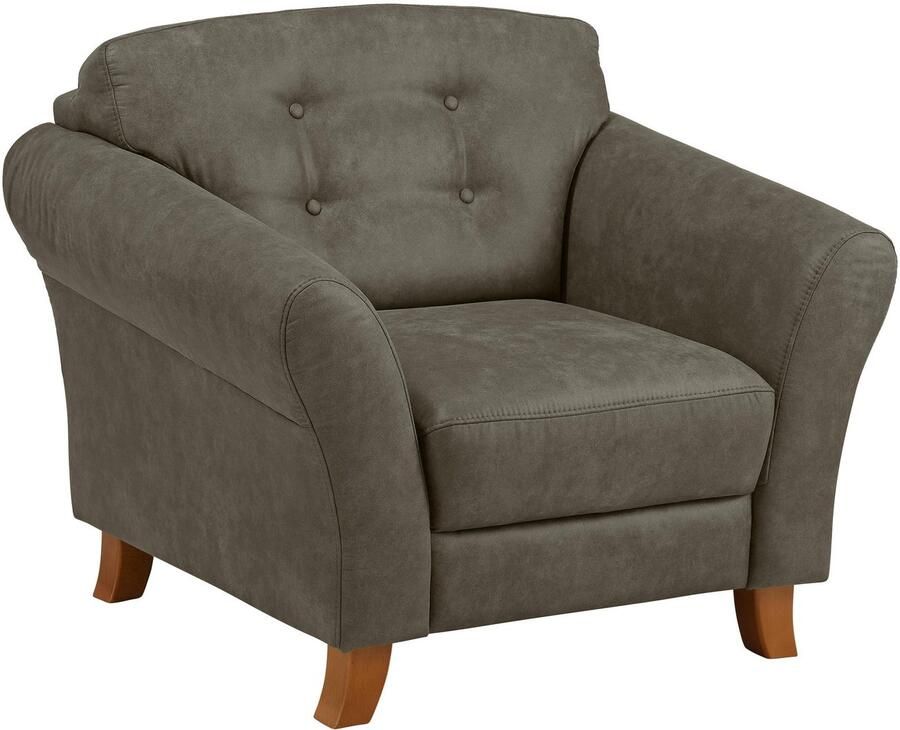 Home affaire Fauteuil Trondheim met binnenvering capitonnage achter - Foto 2