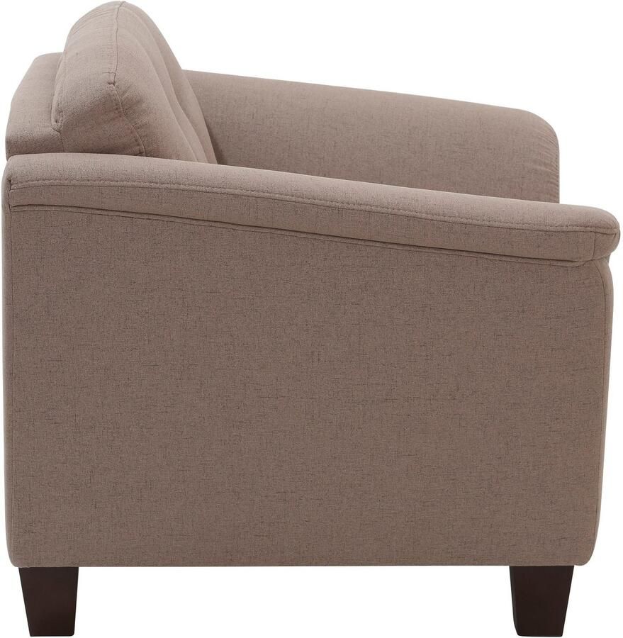 Home affaire Fauteuil Trondheim met binnenvering capitonnage achter poten van beukenhout (set)