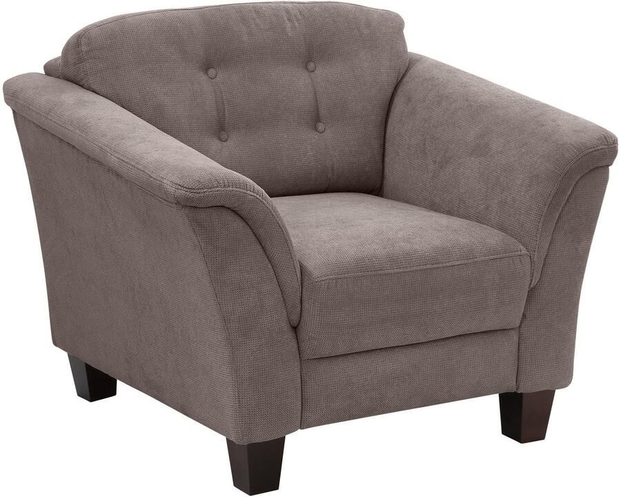 Home affaire Fauteuil Trondheim met binnenvering capitonnage achter poten van beukenhout (set) - Foto 2