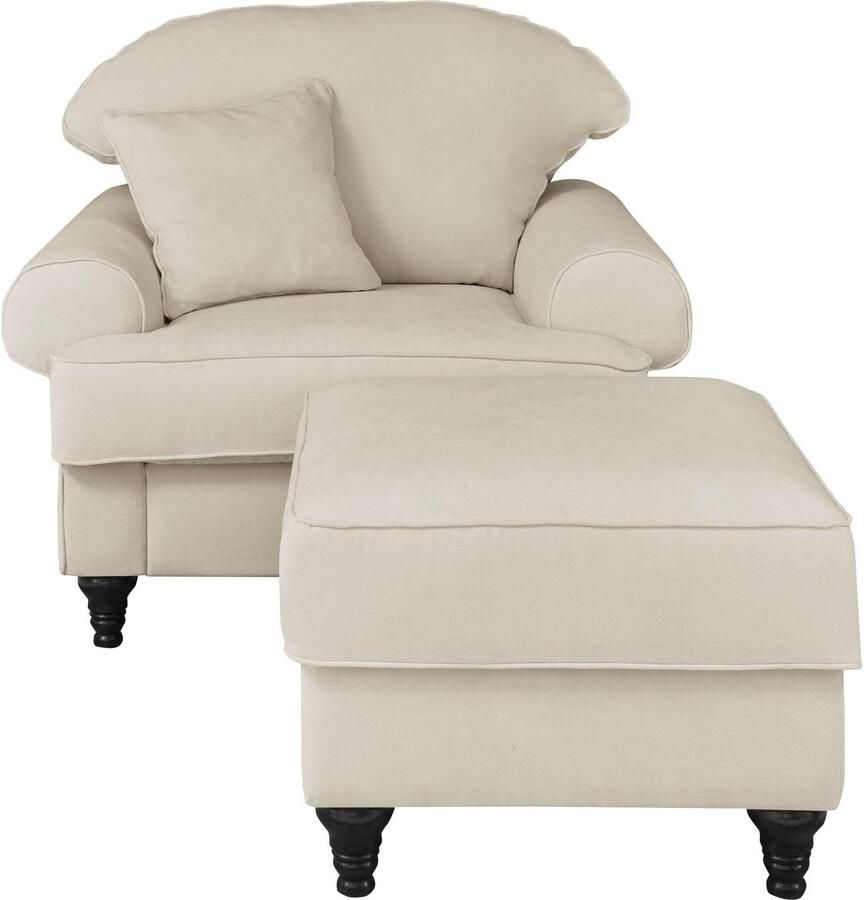 Home affaire Fauteuil Westminster met binnenveringsinterieur (set 2 stuks) - Foto 3