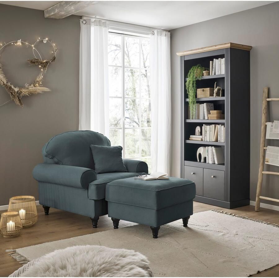 Home affaire Fauteuil Westminster met binnenveringsinterieur (set 2 stuks) - Foto 2