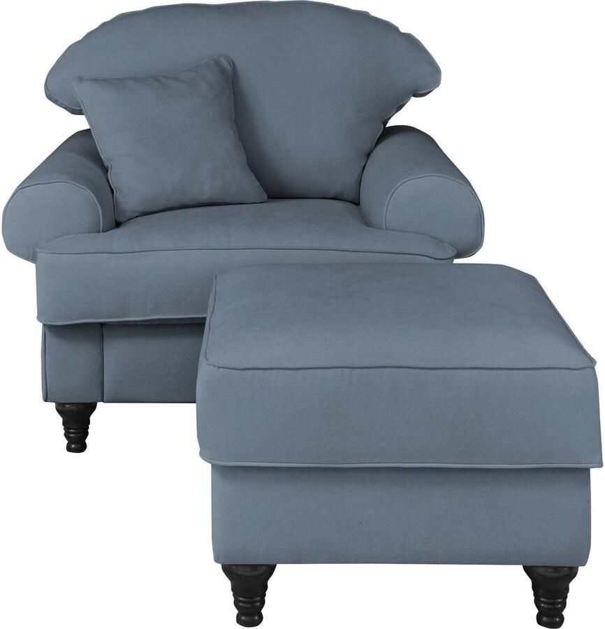 Home affaire Fauteuil Westminster met binnenveringsinterieur (set 2 stuks) - Foto 3
