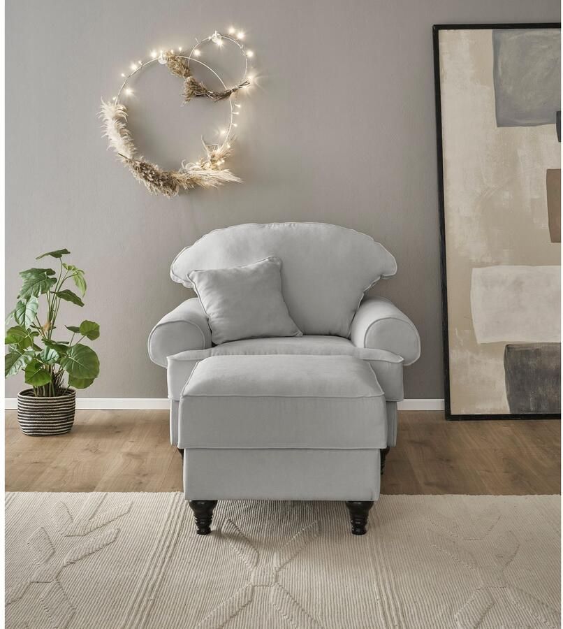 Home affaire Fauteuil Westminster met binnenveringsinterieur (set 2 stuks) - Foto 7