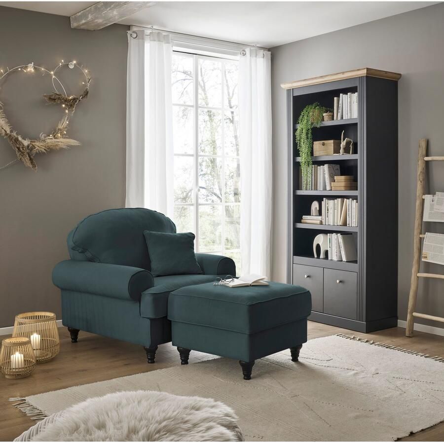 Home affaire Fauteuil Westminster met binnenveringsinterieur (set 2 stuks) - Foto 2