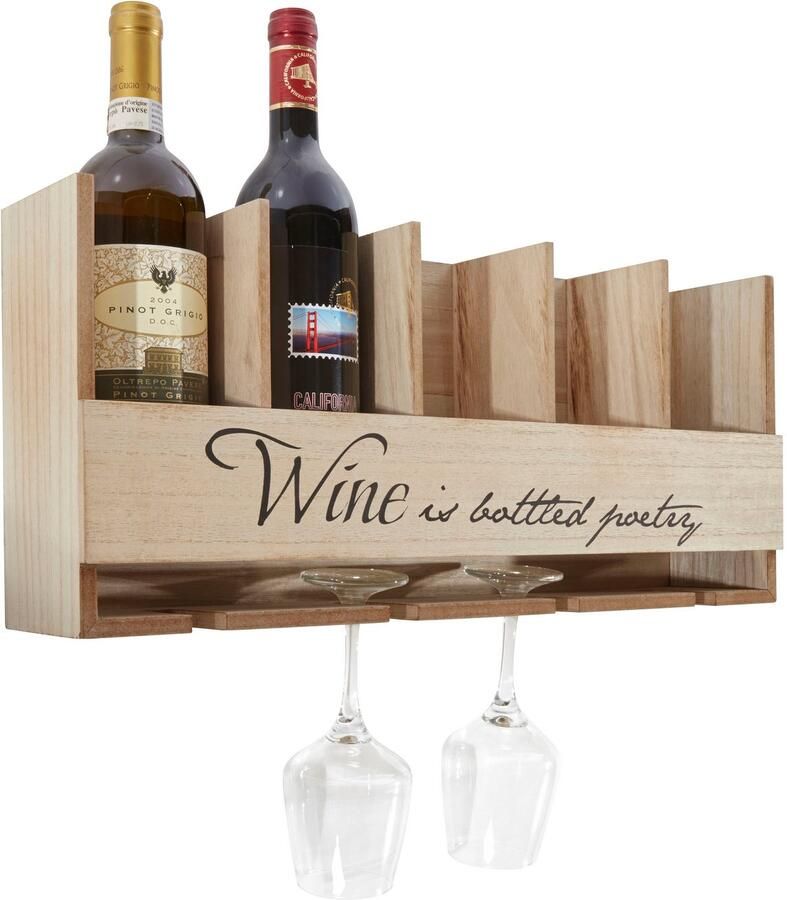 Home affaire Flessenrek met houder voor flessen en glazen - Foto 1