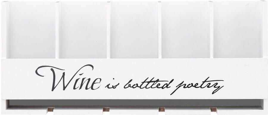 Home affaire Flessenrek voor 5 flessen en 4 glazen - Foto 4