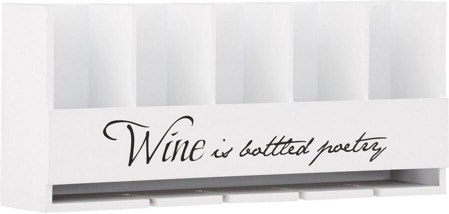 Home affaire Flessenrek voor 5 flessen en 4 glazen - Foto 3