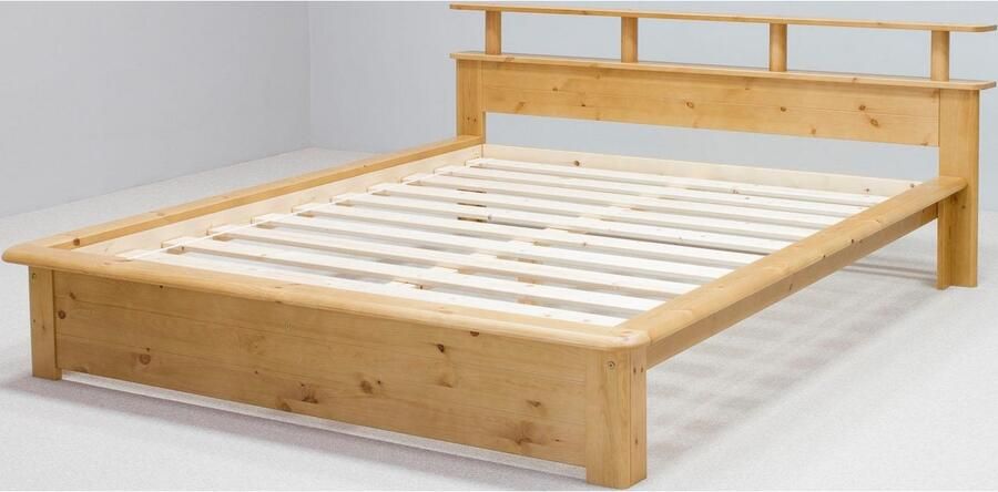 Home affaire Functioneel ledikant "FINJA" dennenbed futonbed hoofdeinde met opbergruimte - Foto 2