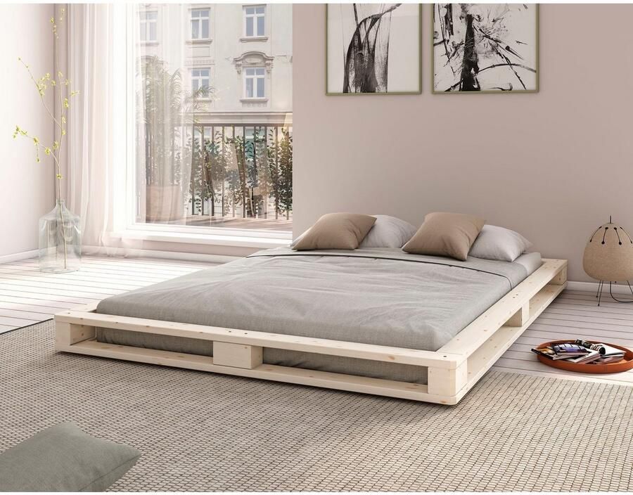 Home affaire Futonbed PALO BESTSELLER! Massief houten bed rondom opbergruimte - Foto 2