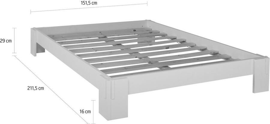 Home affaire Futonbed "ZEN" gecertificeerd massief hout (dennen) - Foto 4