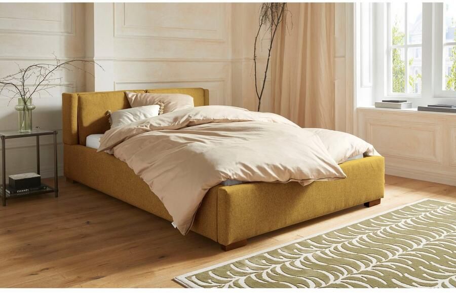 Home affaire Gestoffeerd bed Annera kussenvulling met veren Inclusief lattenbodem ligoppervlak 140 of 180 cm kiesbaar - Foto 2