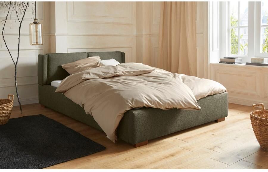 Home affaire Gestoffeerd bed Annera kussenvulling met veren Inclusief lattenbodem ligoppervlak 140 of 180 cm kiesbaar - Foto 3