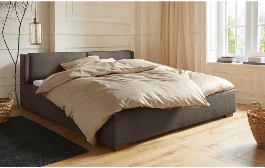 Home affaire Gestoffeerd bed Annera kussenvulling met veren Inclusief lattenbodem ligoppervlak 140 of 180 cm kiesbaar - Foto 3