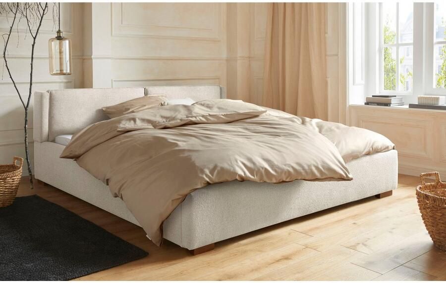 Home affaire Gestoffeerd bed Annera kussenvulling met veren Inclusief lattenbodem ligoppervlak 140 of 180 cm kiesbaar - Foto 3