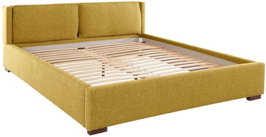 Home affaire Gestoffeerd bed Annera kussenvulling met veren Inclusief lattenbodem ligoppervlak 140 of 180 cm kiesbaar - Foto 5