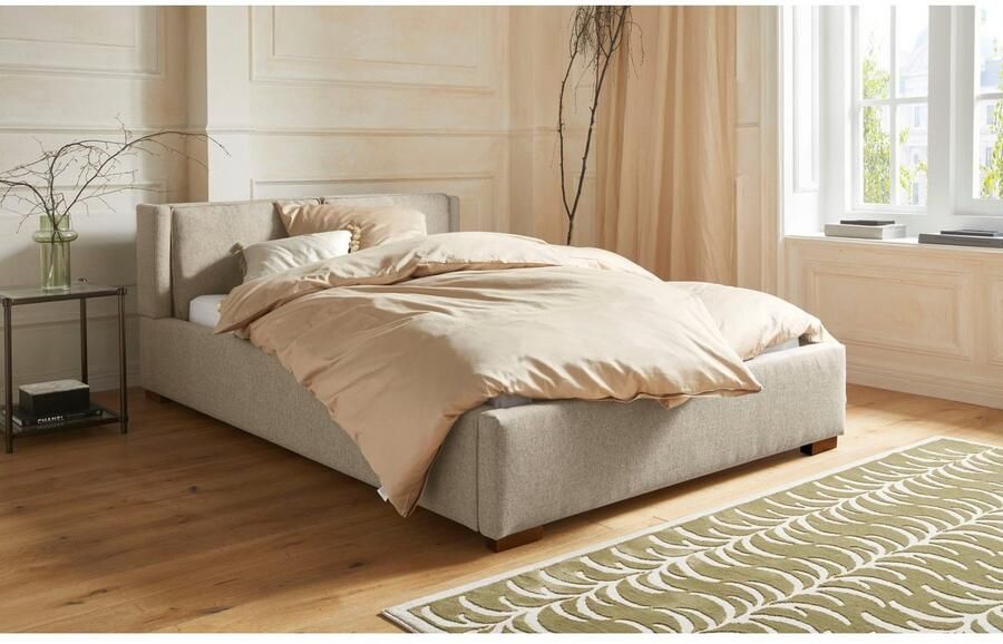Home affaire Gestoffeerd bed Annera kussenvulling met veren Inclusief lattenbodem ligoppervlak 140 of 180 cm kiesbaar - Foto 2