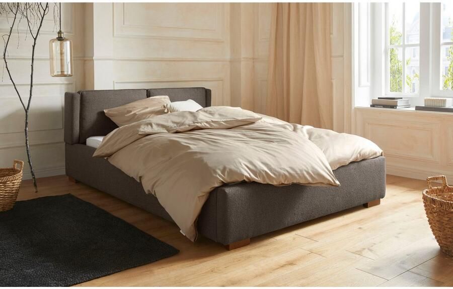 Home affaire Gestoffeerd bed Annera kussenvulling met veren Inclusief lattenbodem ligoppervlak 140 of 180 cm kiesbaar - Foto 3