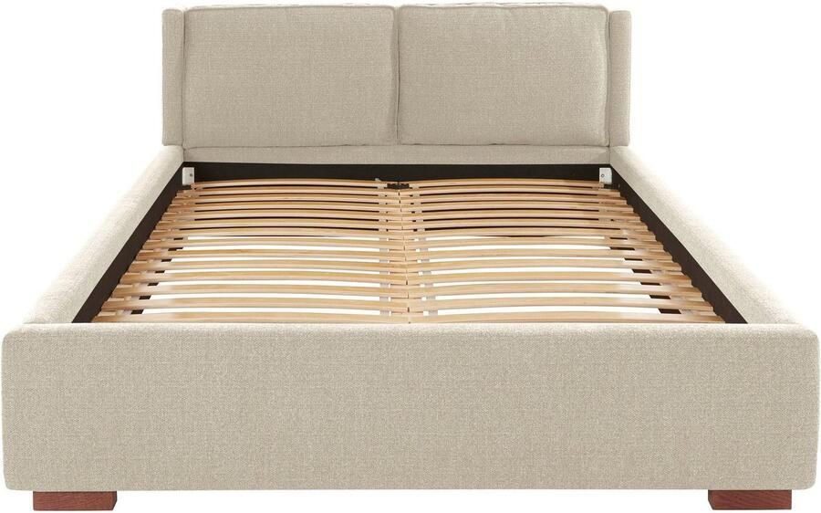 Home affaire Gestoffeerd bed Annera kussenvulling met veren Inclusief lattenbodem ligoppervlak 140 of 180 cm kiesbaar - Foto 5