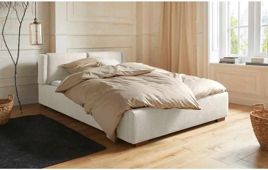 Home affaire Gestoffeerd bed Annera kussenvulling met veren Inclusief lattenbodem ligoppervlak 140 of 180 cm kiesbaar - Foto 3