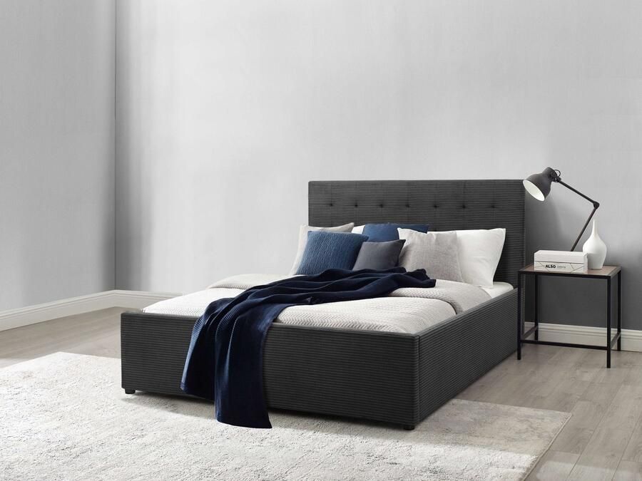 Home affaire Gestoffeerd bed Hamar knoopstiksels in het hoofdeinde tot 250 KG belastbaar - Foto 6