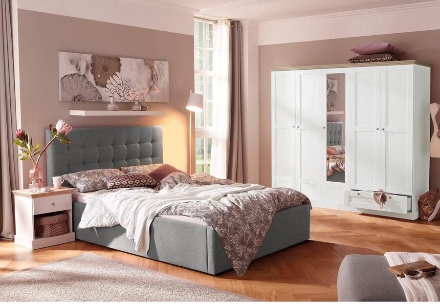 Home affaire Gestoffeerd bed Hamar knoopstiksels in het hoofdeinde tot 250 KG belastbaar - Foto 5