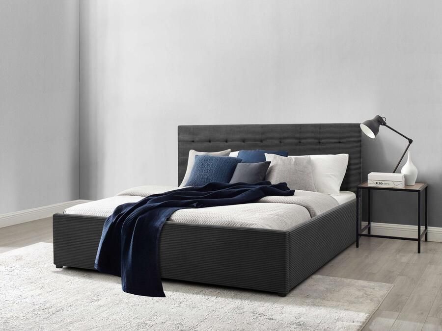 Home affaire Gestoffeerd bed Hamar knoopstiksels in het hoofdeinde tot 250 KG belastbaar - Foto 6