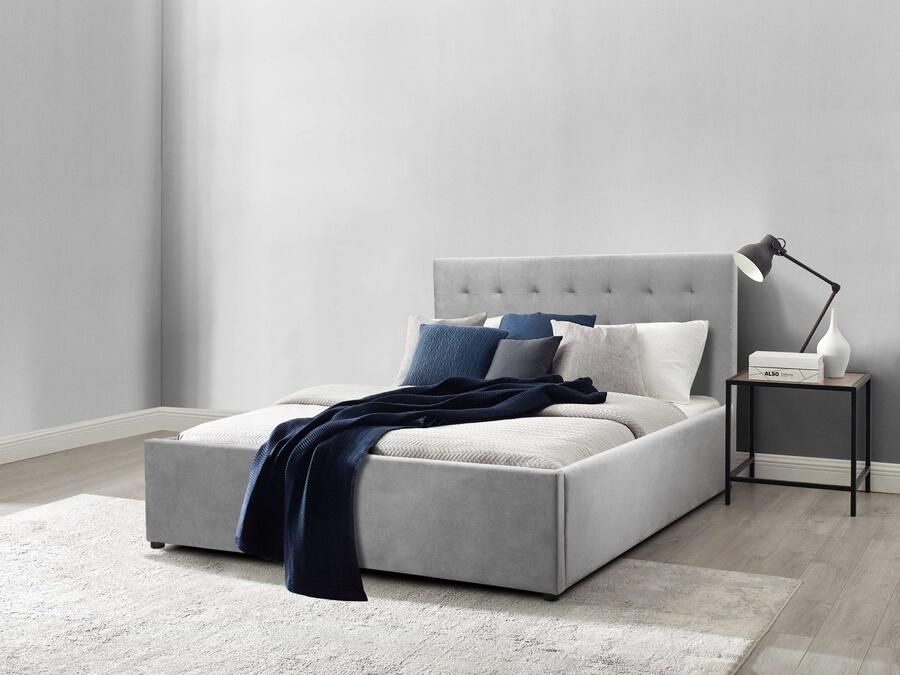 Home affaire Gestoffeerd bed Hamar knoopstiksels in het hoofdeinde tot 250 KG belastbaar - Foto 6