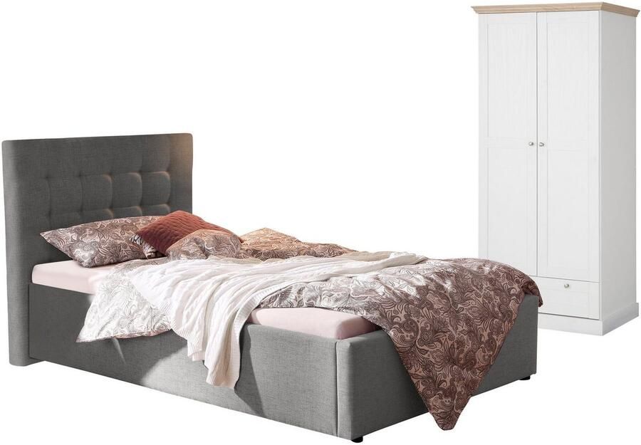 Home affaire Gestoffeerd bed Hamar knoopstiksels in het hoofdeinde tot 250 KG belastbaar - Foto 6