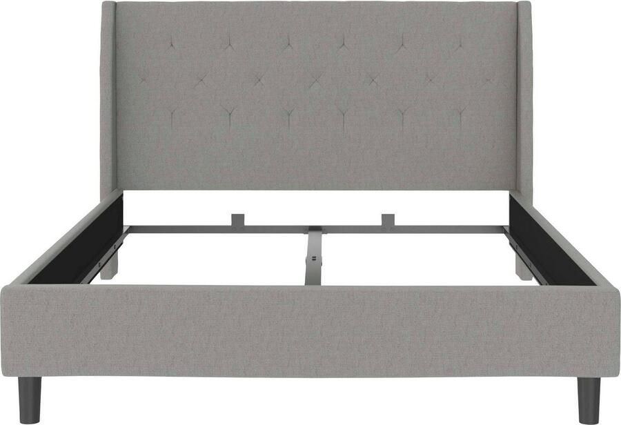 Home affaire Gestoffeerd bed Kempton met ruitencapitonnage zacht verdikt ligoppervlak 140x200 of 180x200 cm (1-delig) - Foto 8