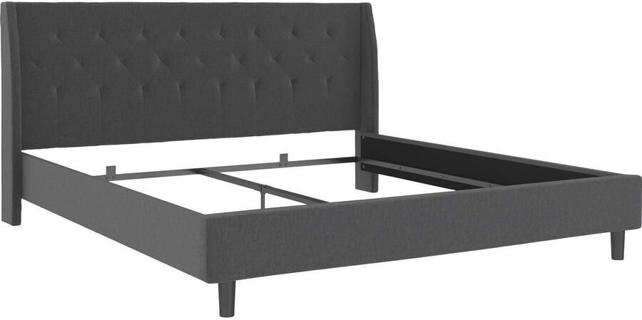 Home affaire Gestoffeerd bed Kempton met ruitencapitonnage zacht verdikt ligoppervlak 140x200 of 180x200 cm (1-delig) - Foto 19