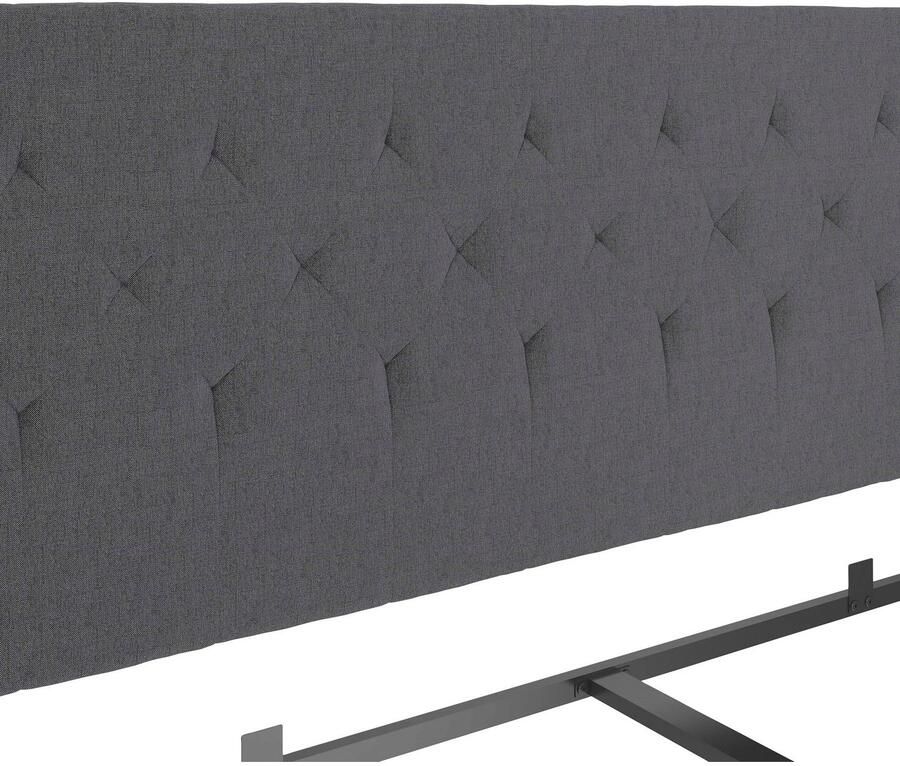 Home affaire Gestoffeerd bed Kempton met ruitencapitonnage zacht verdikt ligoppervlak 140x200 of 180x200 cm (1-delig) - Foto 8