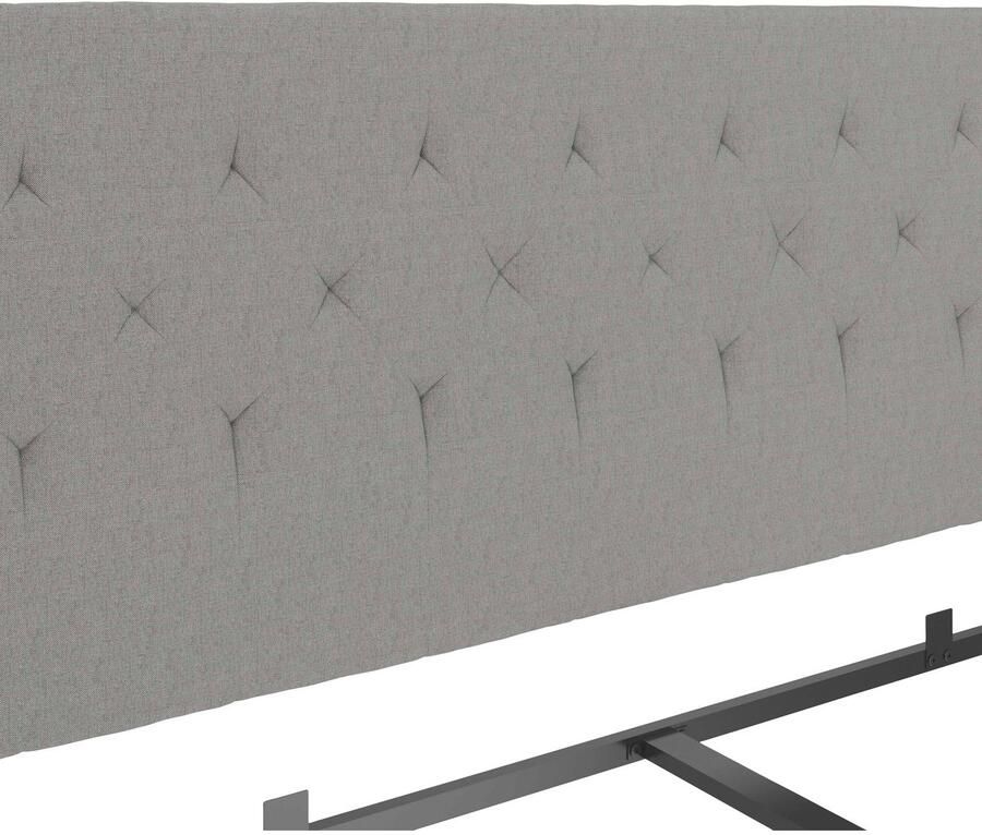 Home affaire Gestoffeerd bed Kempton met ruitencapitonnage zacht verdikt ligoppervlak 140x200 of 180x200 cm (1-delig) - Foto 5