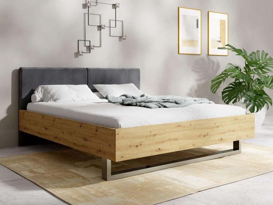 Home affaire Gestoffeerd bed Loreto afmetingen: B D H 185 5 211 98 cm - Foto 6
