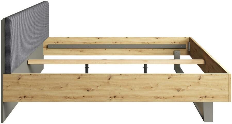 Home affaire Gestoffeerd bed Loreto afmetingen: B D H 185 5 211 98 cm - Foto 3