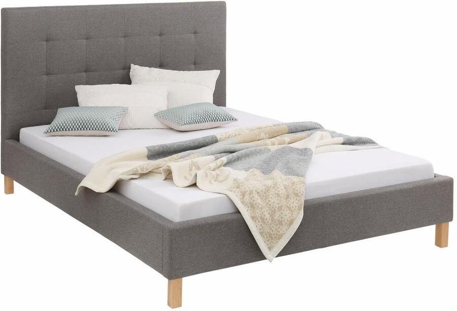 Home affaire Gestoffeerd bed Pellworm naar keuze in 4 breedten met luxueuze stiksels bij het hoofdbord - Foto 4