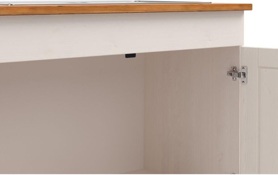 Home affaire Gootsteenkast Alby2 met metalen handgrepen breedte 100 cm - Foto 5